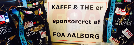 Kaffen er sponsoreret af FOA.